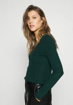 Abercrombie & Fitch CABLE - Jumper - Pine Green -Abercrombie & Fitch Shop ead789efe5d64e12b13c1fae08158ba6