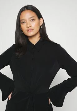 Abercrombie & Fitch SHIRTDRESS - Cocktail Dress / Party Dress - Black -Abercrombie & Fitch Shop eb04ee8c0e744f648622737c88c33195