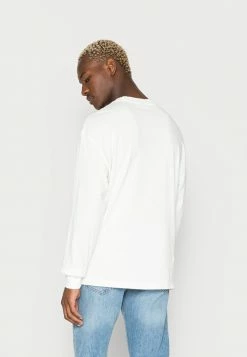 Abercrombie & Fitch OVERSIZED SCRIPT - Long Sleeved Top - White -Abercrombie & Fitch Shop eb16e542beac4cc0a2142437649ae0c6