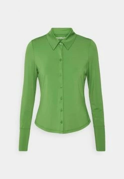 Abercrombie & Fitch CYOA SLINKY SHIRT - Blouse - Artichoke Green -Abercrombie & Fitch Shop ebba84cdf6694920a6d5f3a745b5e1a4