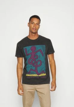 Abercrombie & Fitch ARTIST TEE - Print T-shirt - Dark Grey