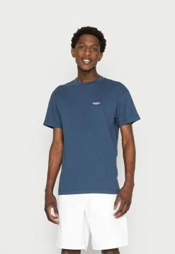 Abercrombie & Fitch SMALLSCALE PROUD LOGO - Basic T-shirt - Blue