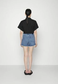 Abercrombie & Fitch Denim Shorts - Blue Denim -Abercrombie & Fitch Shop eece825238c64d6ca276ac9ef1eda1b3