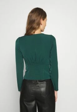 Abercrombie & Fitch Blouse - Dark Green -Abercrombie & Fitch Shop eef2363a7cc94a46a2cee2447561eb83