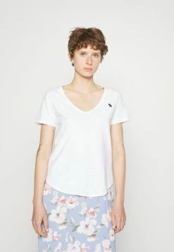 Abercrombie & Fitch VNECK 5 PACK - Basic T-shirt - Light Blue/dark Blue/white/black/wheat -Abercrombie & Fitch Shop efd5b0530ae94f94b19f2106903479a9