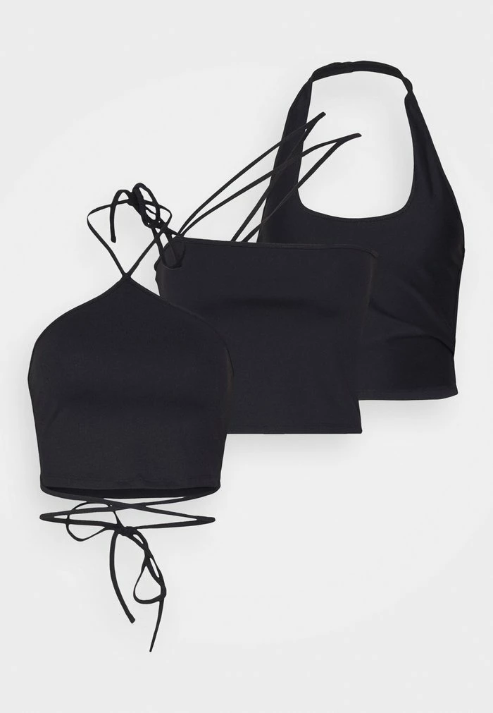 Abercrombie & Fitch SEAMLESS MULTI SILO 3 PACK - Top - Black Beauty 1 Abercrombie & Fitch SEAMLESS MULTI SILO 3 PACK - Top - Black Beauty