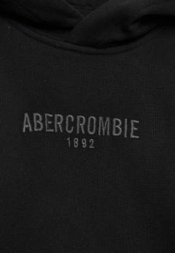 Abercrombie & Fitch OVERSIZED LOGO SOLIDS - Sweatshirt - Black -Abercrombie & Fitch Shop f17b59efb19447e58060970e5c036a29
