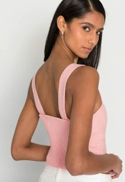 Abercrombie & Fitch BARE CORSET SET TOP - Blouse - Quartz Pink -Abercrombie & Fitch Shop f286462af75a460ea393b1f913a703dd