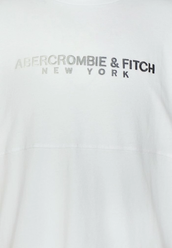 Abercrombie & Fitch TREND CROSSCHEST LOGO - Print T-shirt - White 5 Abercrombie & Fitch TREND CROSSCHEST LOGO - Print T-shirt - White - Image 5