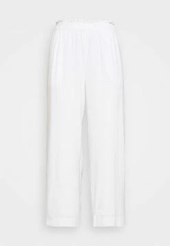 Abercrombie & Fitch EVERYDAY PULL ON - Trousers - White -Abercrombie & Fitch Shop f37f2578b9884845b7565140a5fd25e0