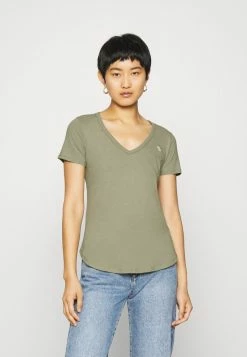 Abercrombie & Fitch 5 PACK - Basic T-shirt - White/black/pink/olive/navy -Abercrombie & Fitch Shop f3e91bea242f494bbedaf70438423c9f