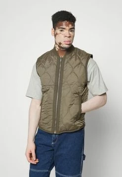 Abercrombie & Fitch LINER VEST - Waistcoat - Olive -Abercrombie & Fitch Shop f421f08bf4f24d0393f32452ac8948d4