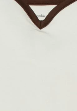 Abercrombie & Fitch NOTCH NECK PONTE - Jersey Dress - White -Abercrombie & Fitch Shop f4726c3aa1844ef0a51c84e426a8d8bf