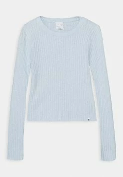 Abercrombie & Fitch COZY SLIM - Jumper - Trend Blue