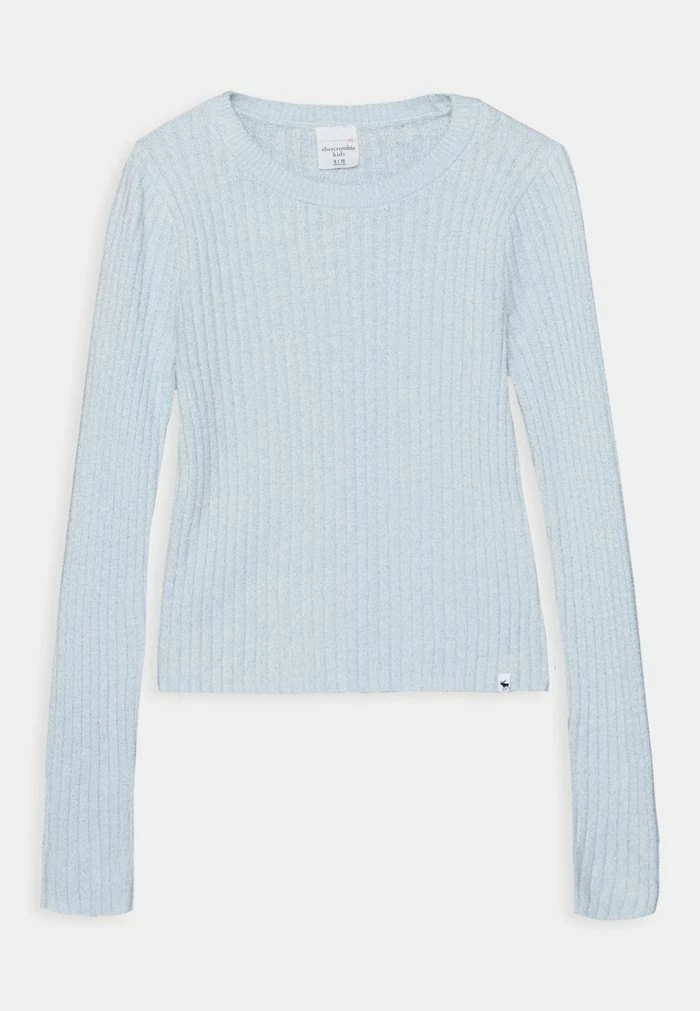 Abercrombie & Fitch COZY SLIM - Jumper - Trend Blue 1 Abercrombie & Fitch COZY SLIM - Jumper - Trend Blue