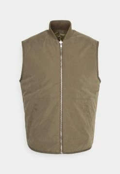 Abercrombie & Fitch LINER VEST - Waistcoat - Olive -Abercrombie & Fitch Shop f5c7ccd07d554665a396e22d47d1de86