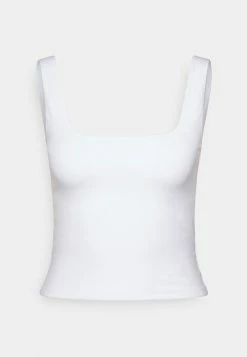 Abercrombie & Fitch BARE SEAMLESS 90S TANK - Top - White