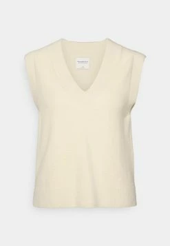 Abercrombie & Fitch CROPPED VEST WEBEX - Jumper - Wood Ash Tan 10 Abercrombie & Fitch CROPPED VEST WEBEX - Jumper - Wood Ash Tan -Abercrombie & Fitch Shop f92fc7f541fe421c87c51e38960d219f