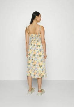 Abercrombie & Fitch BUTTON THROUGH SLIM MIDI - Maxi Dress - Multi-coloured -Abercrombie & Fitch Shop fa52b178fdb2409eb9328db0c2f17a8d
