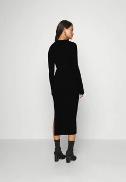 Abercrombie & Fitch HOOK AND EYE MIDI - Jumper Dress - Black Beauty -Abercrombie & Fitch Shop fb60bbd09aac431091d1848fdd169496