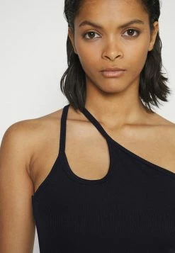 Abercrombie & Fitch BARE SEAMLESS ONE SHOULDER CUTOUT - Body - Black -Abercrombie & Fitch Shop fb9a158089d54f30be6fcd2719cd2698