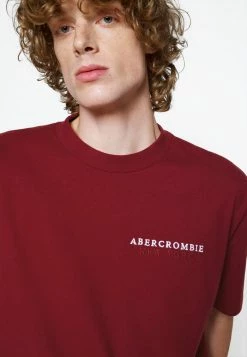Abercrombie & Fitch TREND LOGO - Print T-shirt - Syrah -Abercrombie & Fitch Shop fbee17fae9c14dee8e9412ceeff3574b