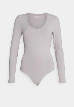 Abercrombie & Fitch ESSENTIAL CREW BODYSUIT - Long Sleeved Top - Porpoise -Abercrombie & Fitch Shop fefdf63775084bbfa7273dc99b91e8e0