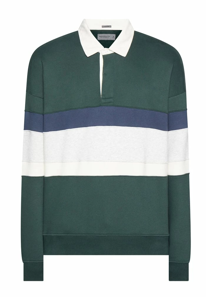 Abercrombie & Fitch OVERSIZED RUGBY - Polo Shirt - Green 5 Abercrombie & Fitch OVERSIZED RUGBY - Polo Shirt - Green - Image 5