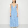 Abercrombie & Fitch PLUNGE DRESS - Maxi Dress - Della Robbia Blue